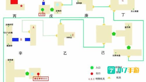 仙三地图