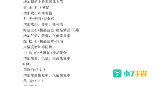 刀剑封魔录宝石合成