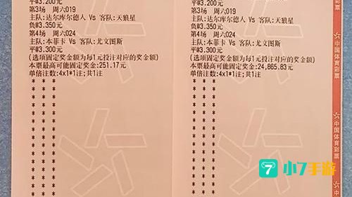 竞彩足球投注